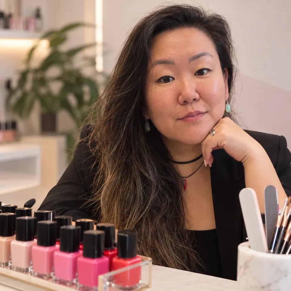 Jaqueline Akinah, manicure